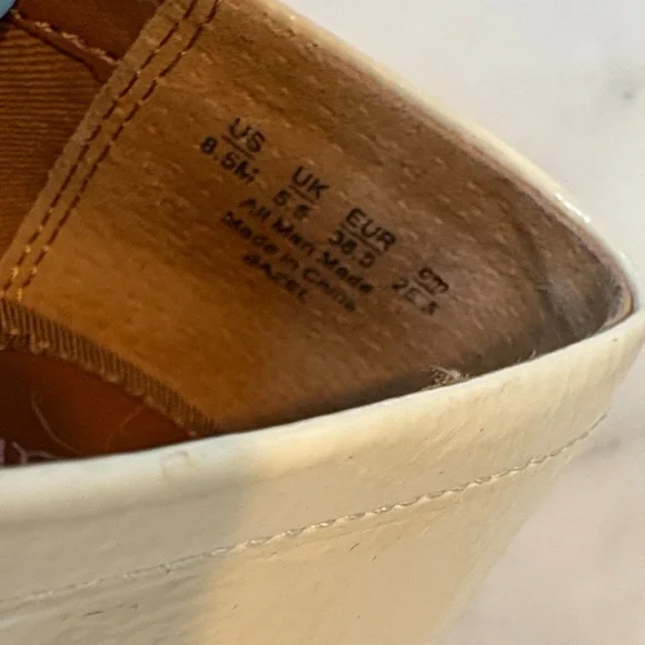 Franco Sarto Patent Leather Chuncky Loafers - Picture 5 of 14